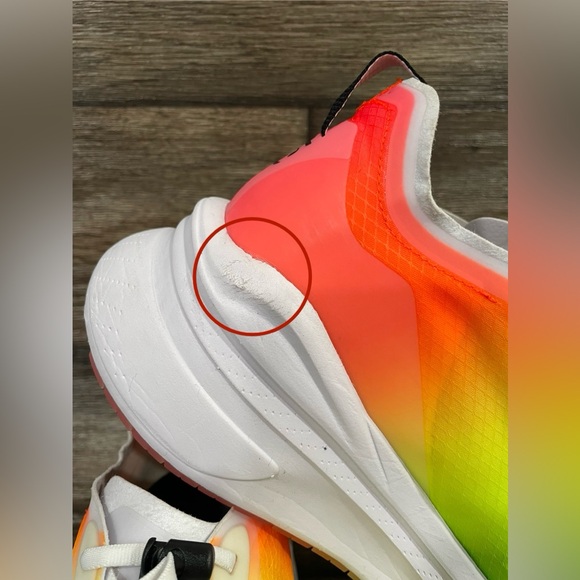 Clove Shoes | White And Rainbow Clove Pride Womens Sz‎ 10.5 Men’s Sz 9 - Picture 11 of 12